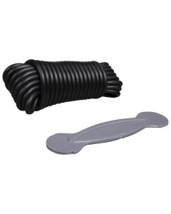 Cando Cando blister pees + roller glad zwart