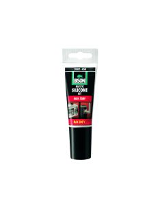 Bison Siliconenkit High Temp Zwart Tube 60 ml