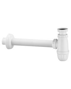 1 Wastafelsifon zonder afvoerplug 6/4" x 40 mm - Polypropyleen