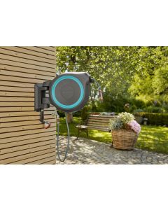 GARDENA Wandslangbox RollUp XL 35m blauw