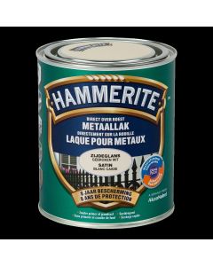 HAMMERITE METAALLAK ZIJDEGLANS GEBR WIT 0,75 L