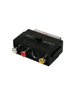 ADAPTER SCART>3RCA V +1SVHS