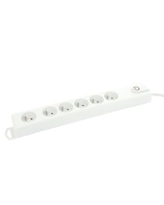 6V STOPCONTACT +SCHAK +3M WIT