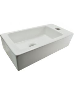Trevi fontein mini rechts 36 x 18 x 9 cm wit