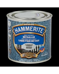 HAMMERITE HAMERSLAGLAK ZILVERGRIJS 0,25 L
