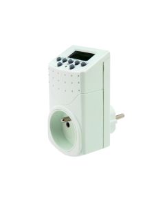 SCHAKELKLOK DIG 1MIN 2000W WIT 3ST