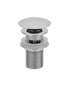 1 Afvoerplug voor wastafel met digiclic en overloop - 5/4" verchroomd