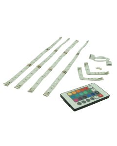 LED STRIP RGB 4X30CM RC IP44