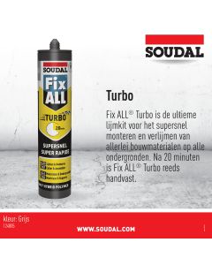 Fix ALL Turbo Grijs 290ml