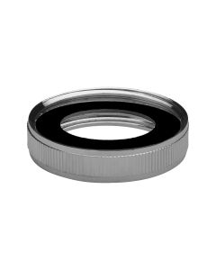 1 Moer met dichting voor wastafelsifon 5/4" - verchroomde messing