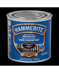 HAMMERITE HOOGGLANSLAK BRUIN 0,25 L