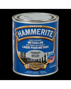 HAMMERITE HOOGGLANSLAK ZILVERGRIJS 0,75 L