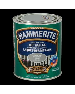 HAMMERITE METAALLAK ZIJDEGLANS ZILVERGRIJS 0,75 L